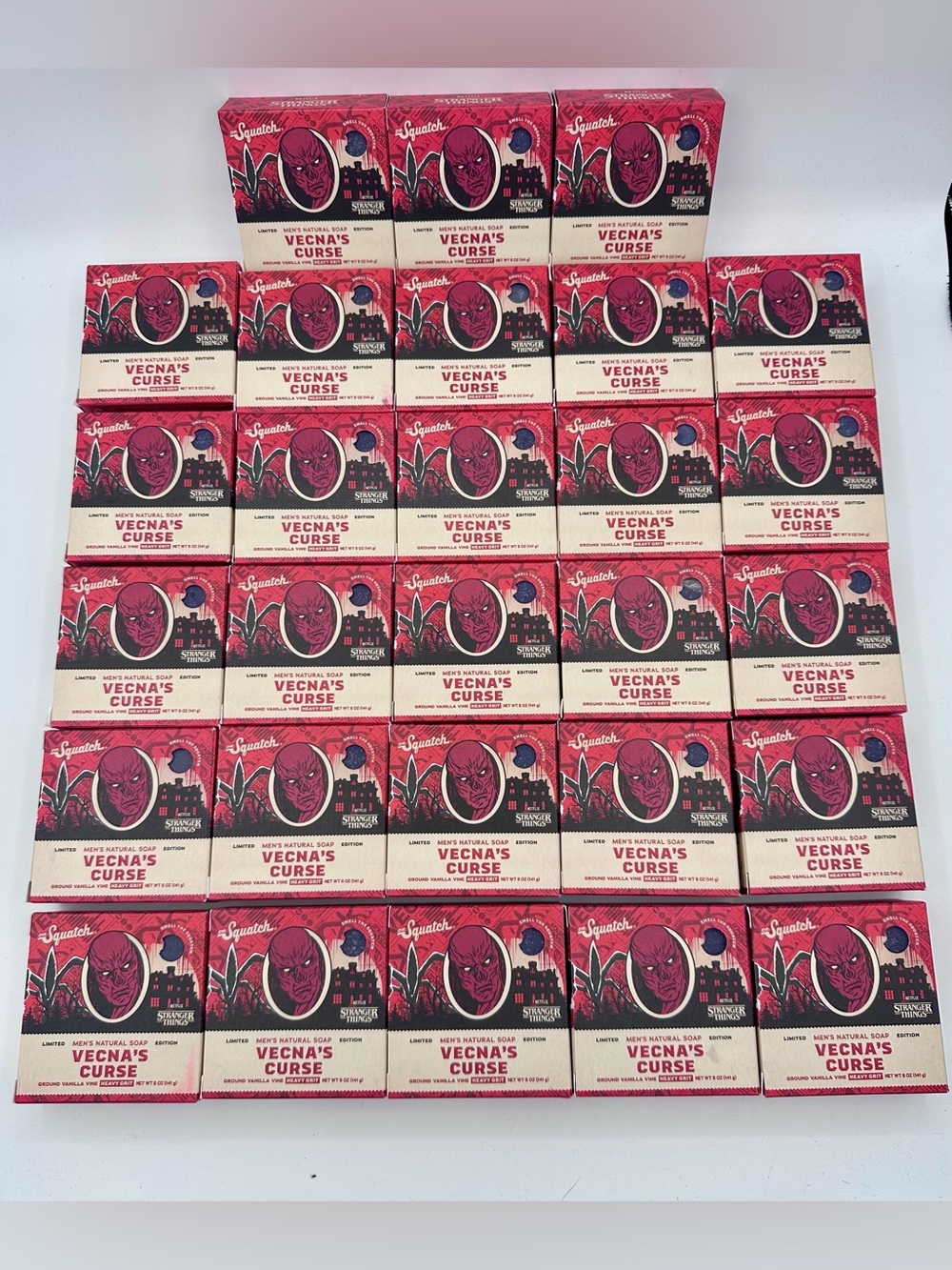 Dr Squatch X Stranger Things Vecnas Curse Soap lot of 28